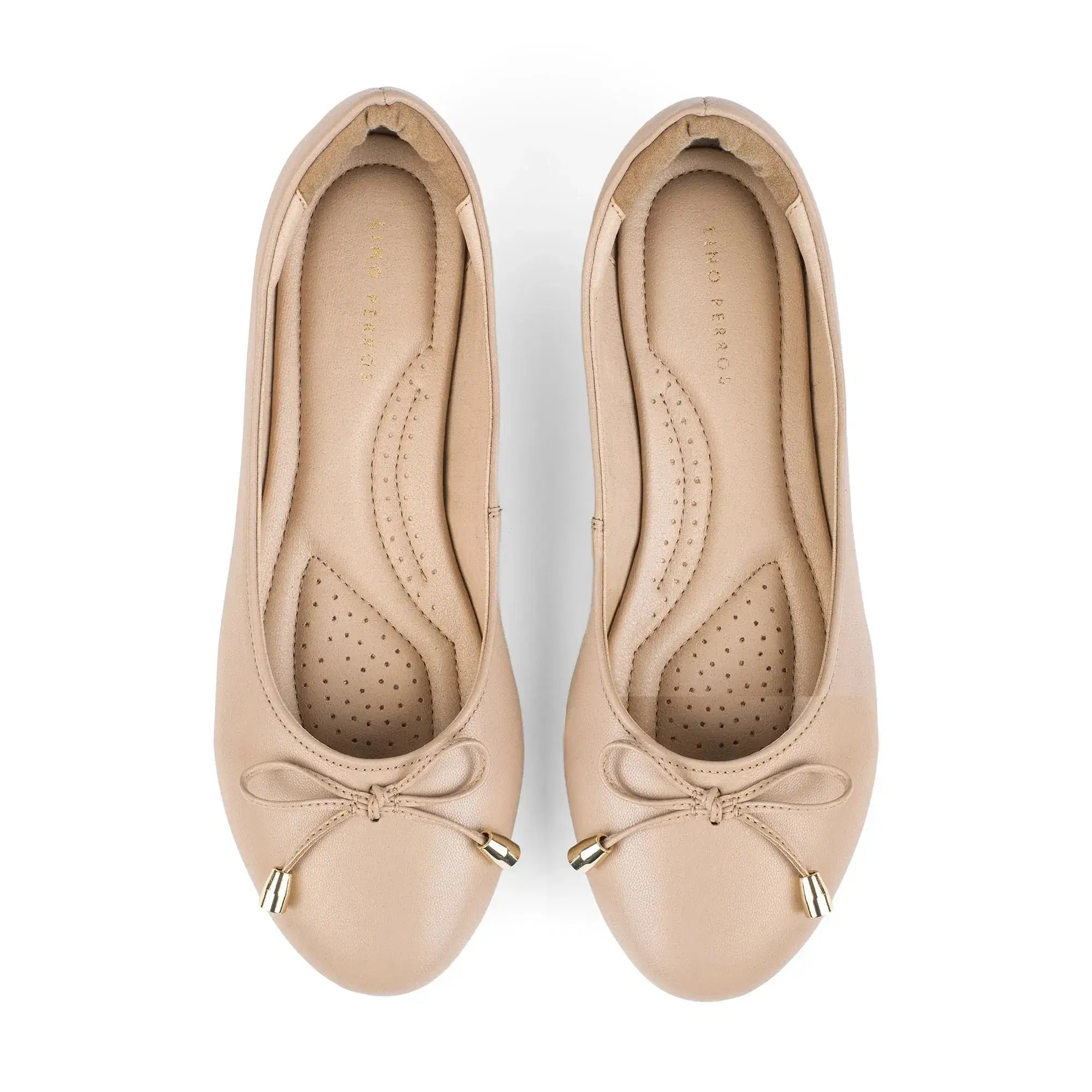 Hepburn Ballet Beige Flats - Lino Perros