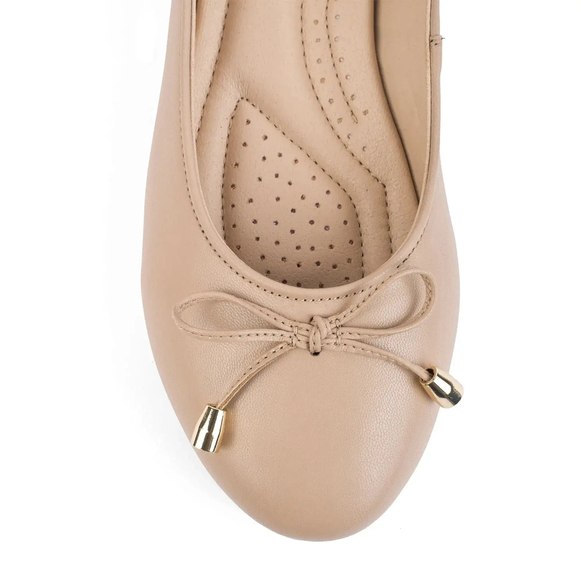 Hepburn Ballet Beige Flats - Lino Perros