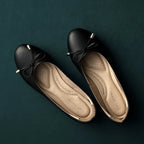 Hepburn Ballet Black Flats - Lino Perros