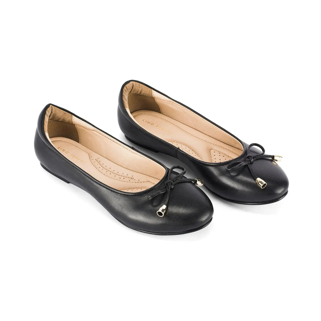 Hepburn Ballet Black Flats - Lino Perros