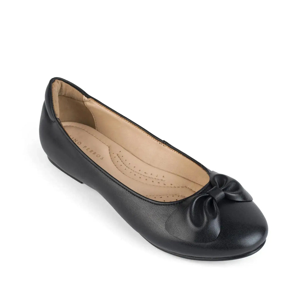 Hepburn Ballet Jet Black Flats - Lino Perros