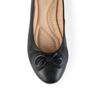 Hepburn Ballet Jet Black Flats - Lino Perros