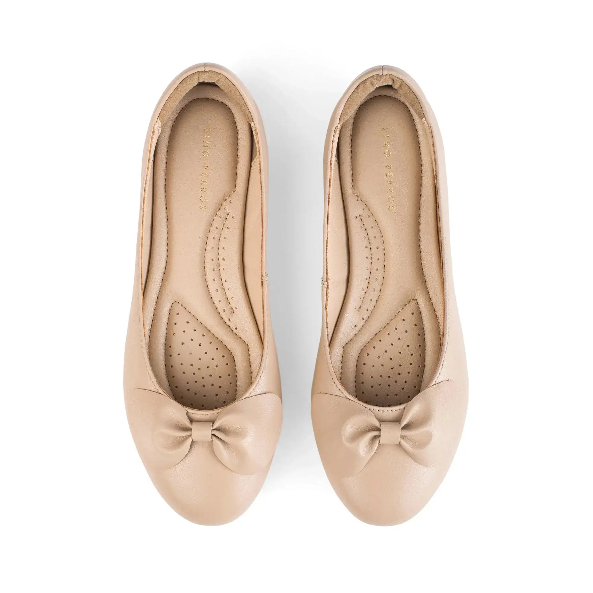 Hepburn Ballet Soft Beige Flats - Lino Perros