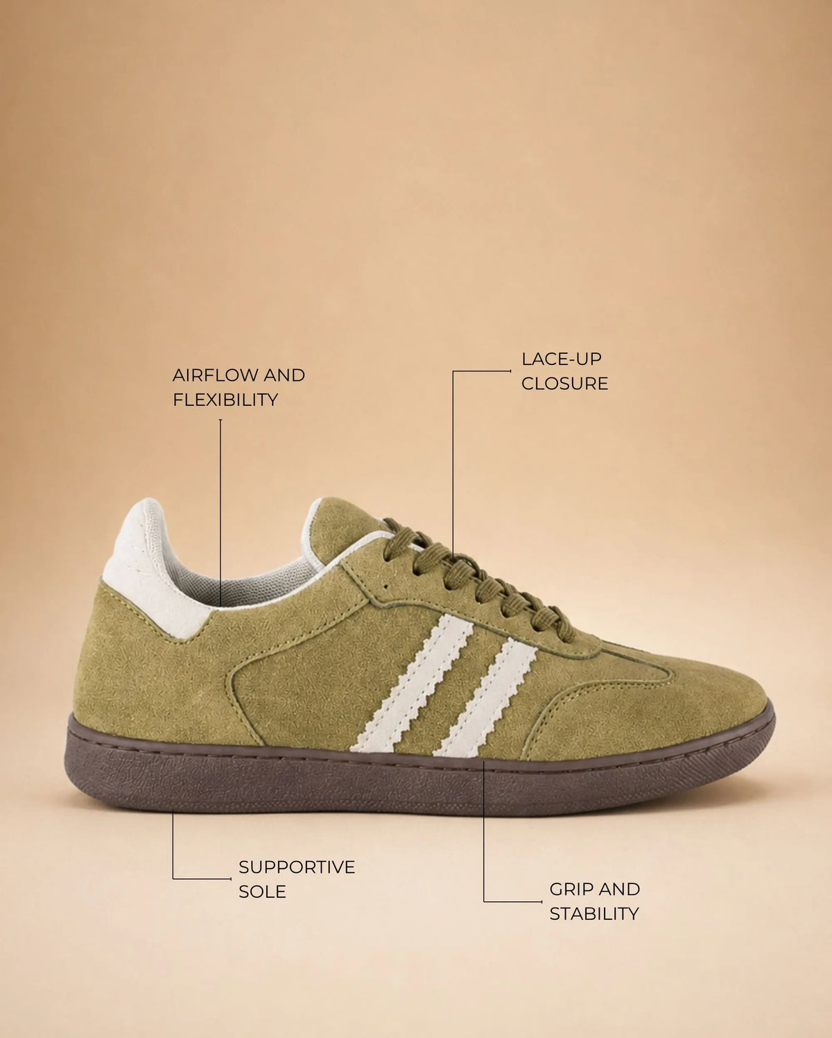 Steller Nexus Orbit Olive sneakers - Lino Perros