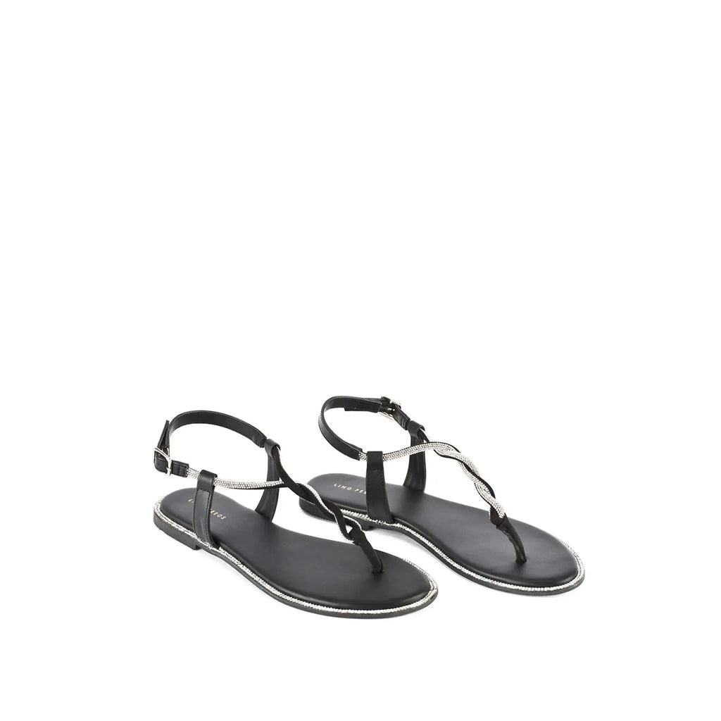 Mary Poise Black Flats - Lino Perros