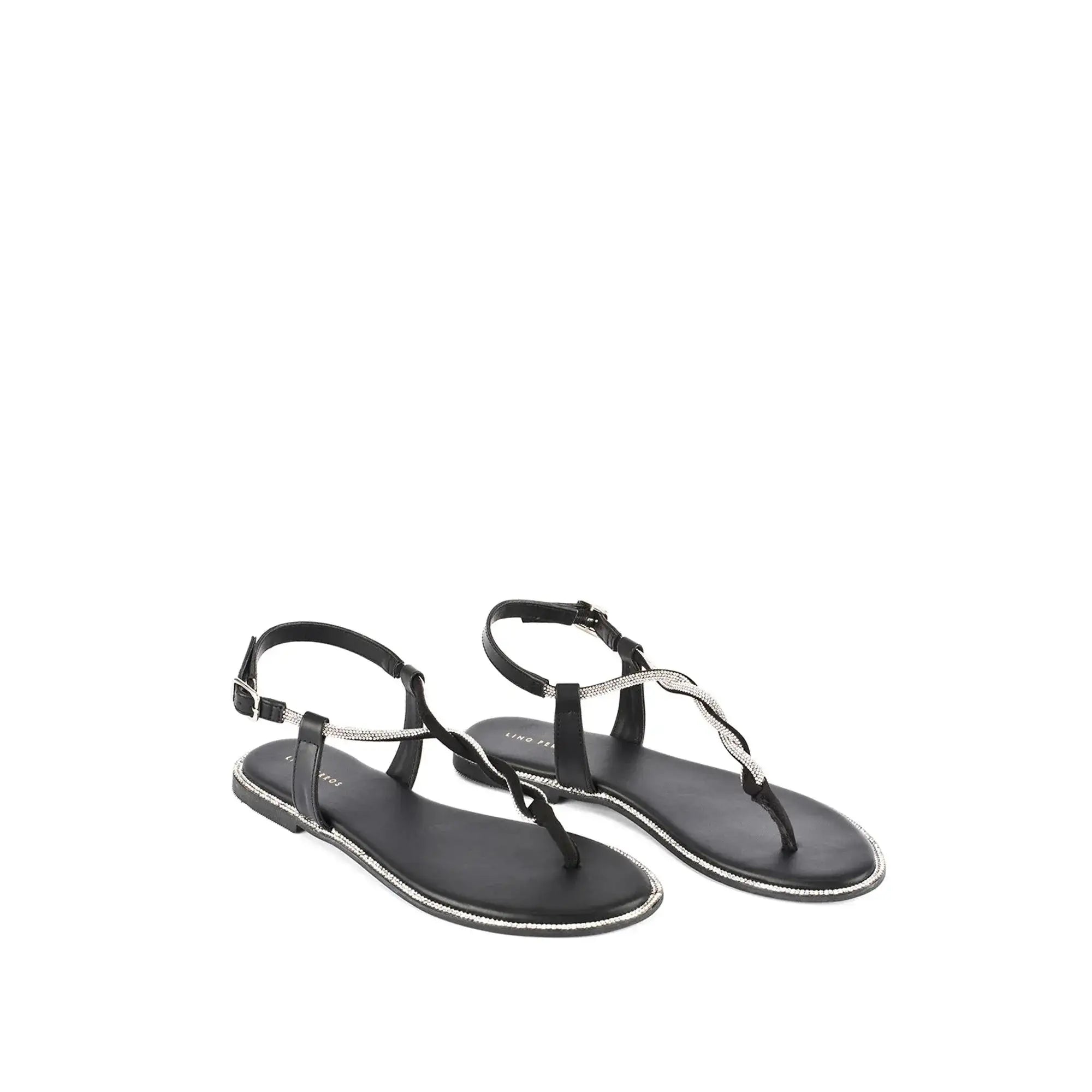 Mary Poise Black Flats - Lino Perros
