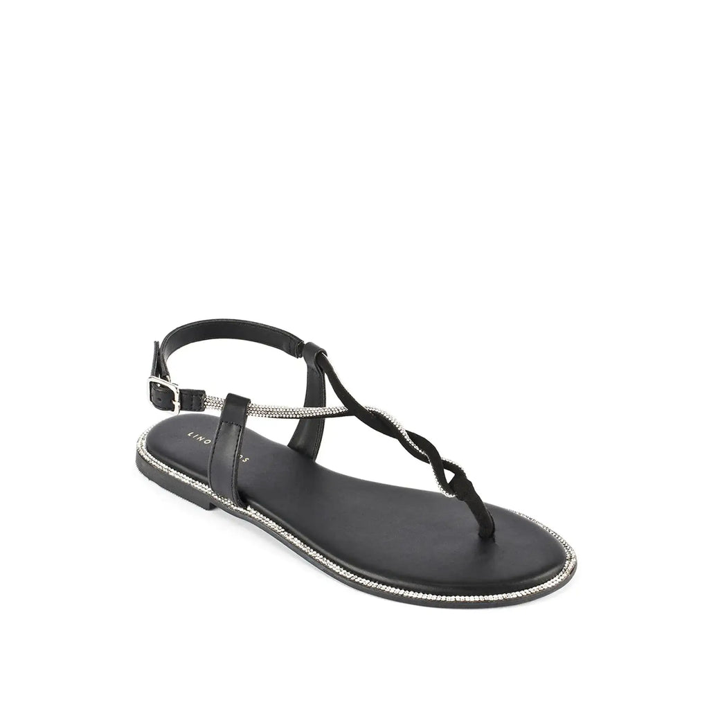 Mary Poise Black Flats - Lino Perros