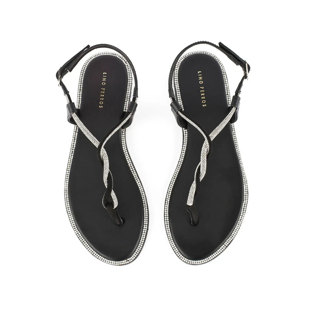 Mary Poise Black Flats - Lino Perros
