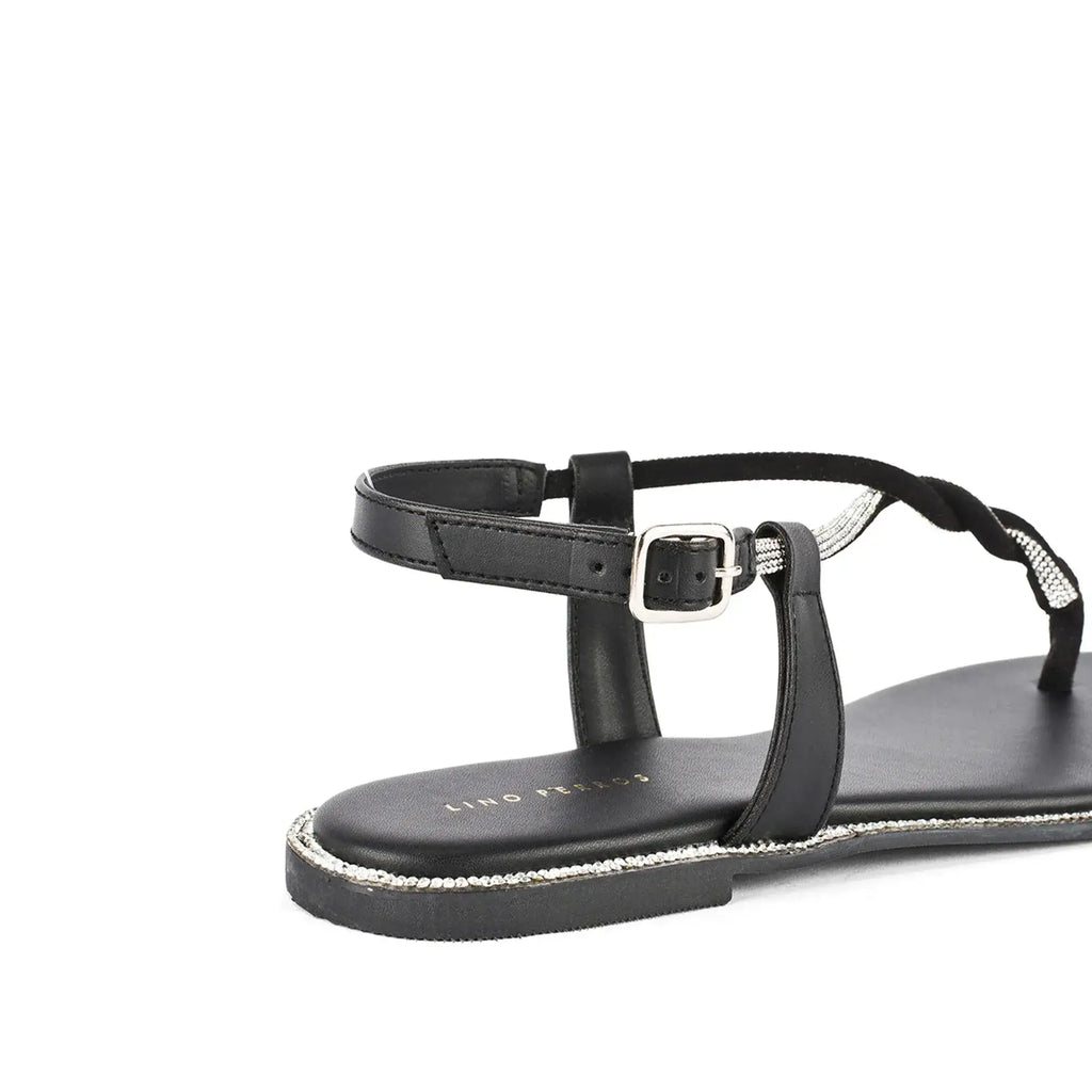 Mary Poise Black Flats - Lino Perros