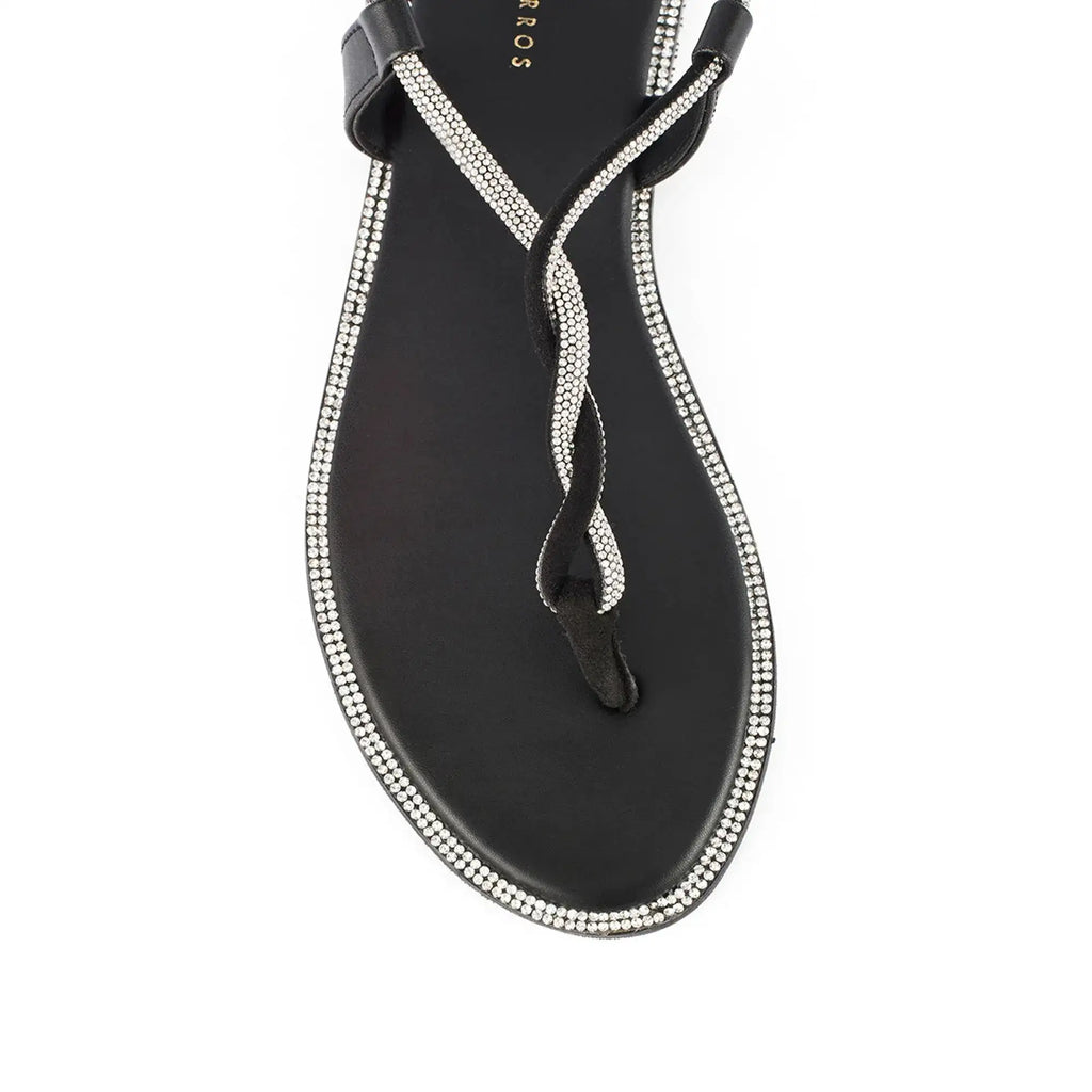 Mary Poise Black Flats - Lino Perros