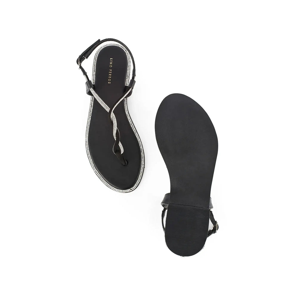 Mary Poise Black Flats - Lino Perros