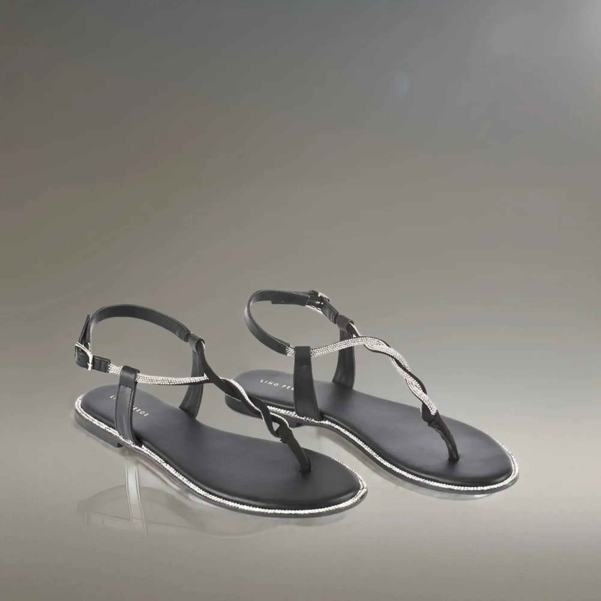 Mary Poise Black Flats - Lino Perros