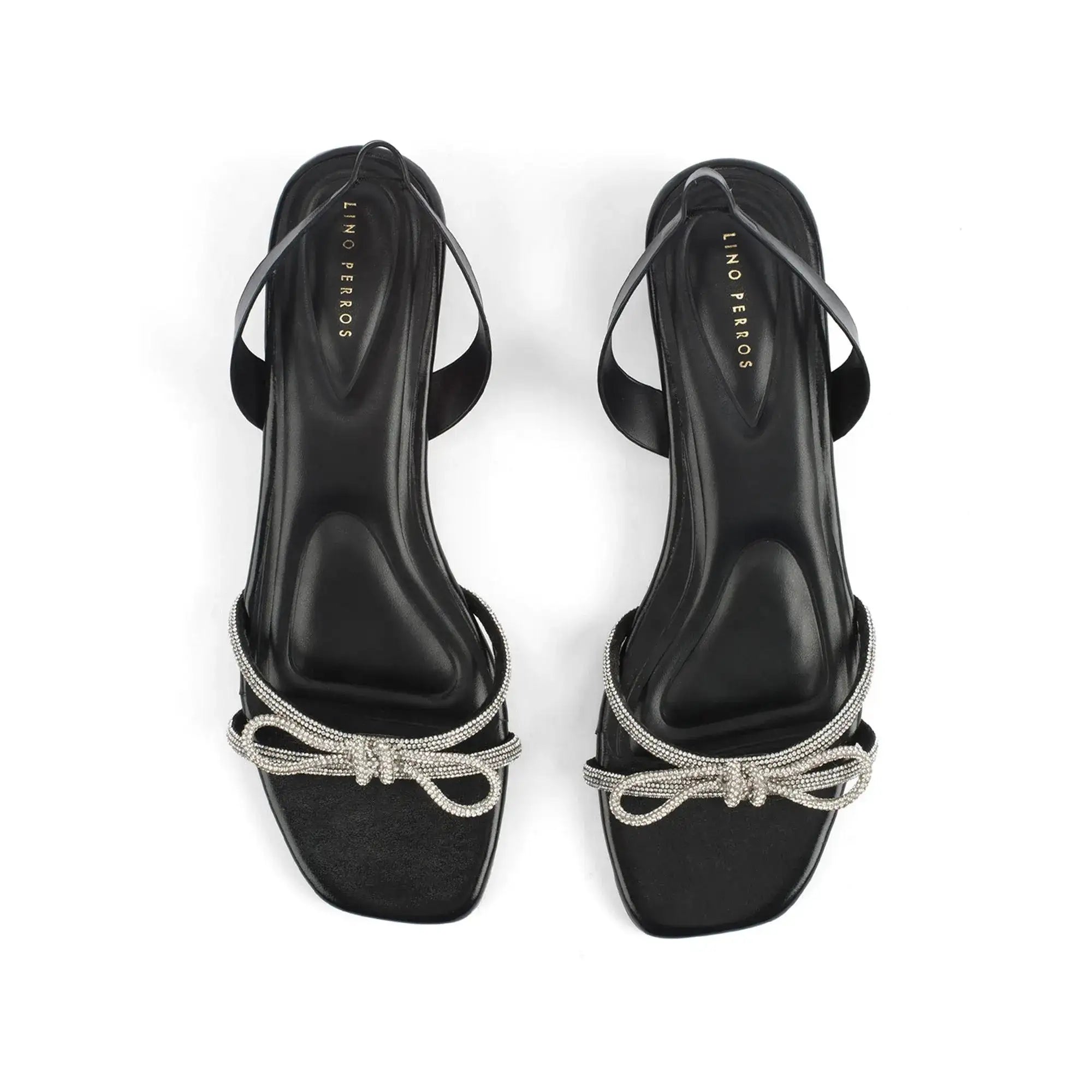Victoria Flash Black Flats - Lino Perros