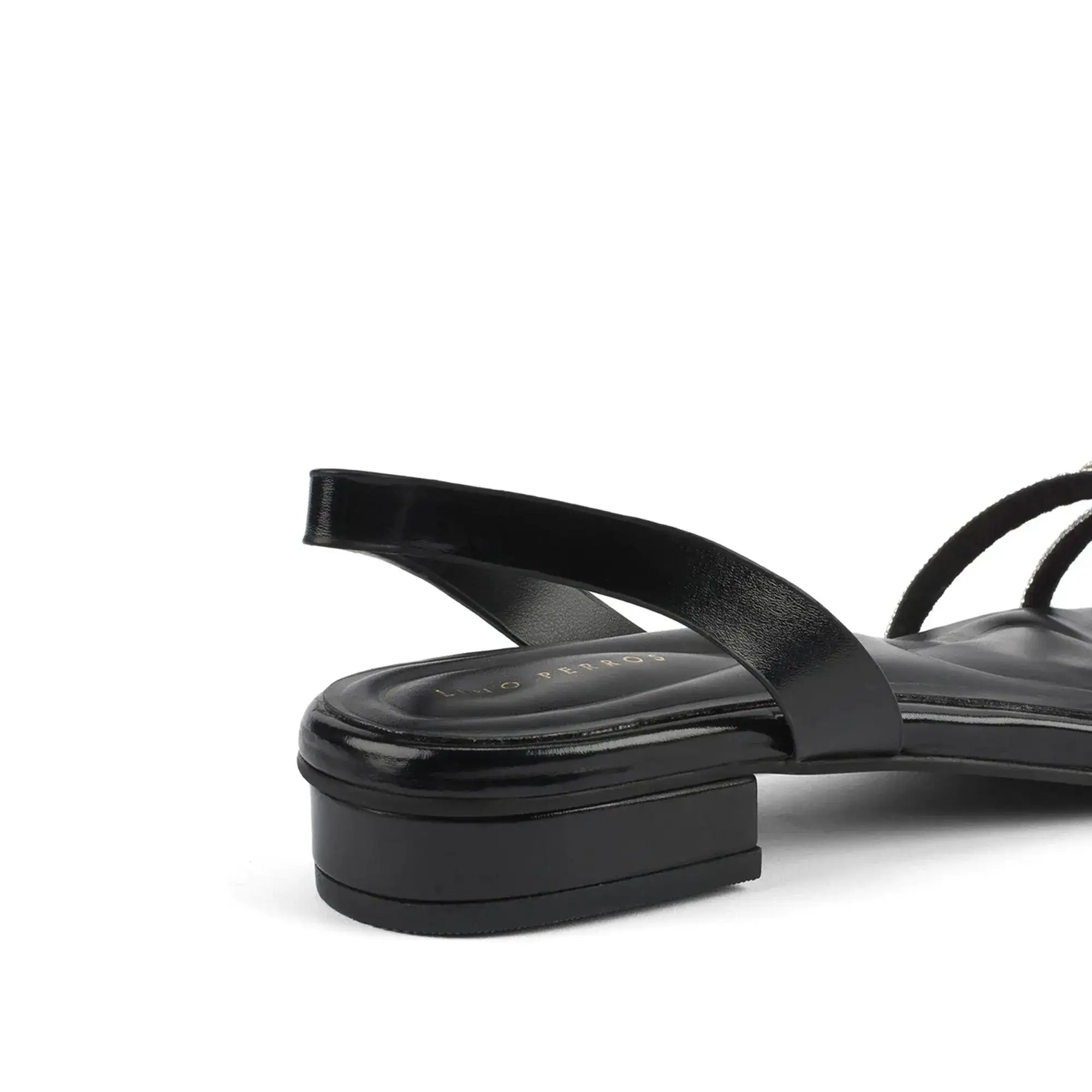 Victoria Flash Black Flats - Lino Perros