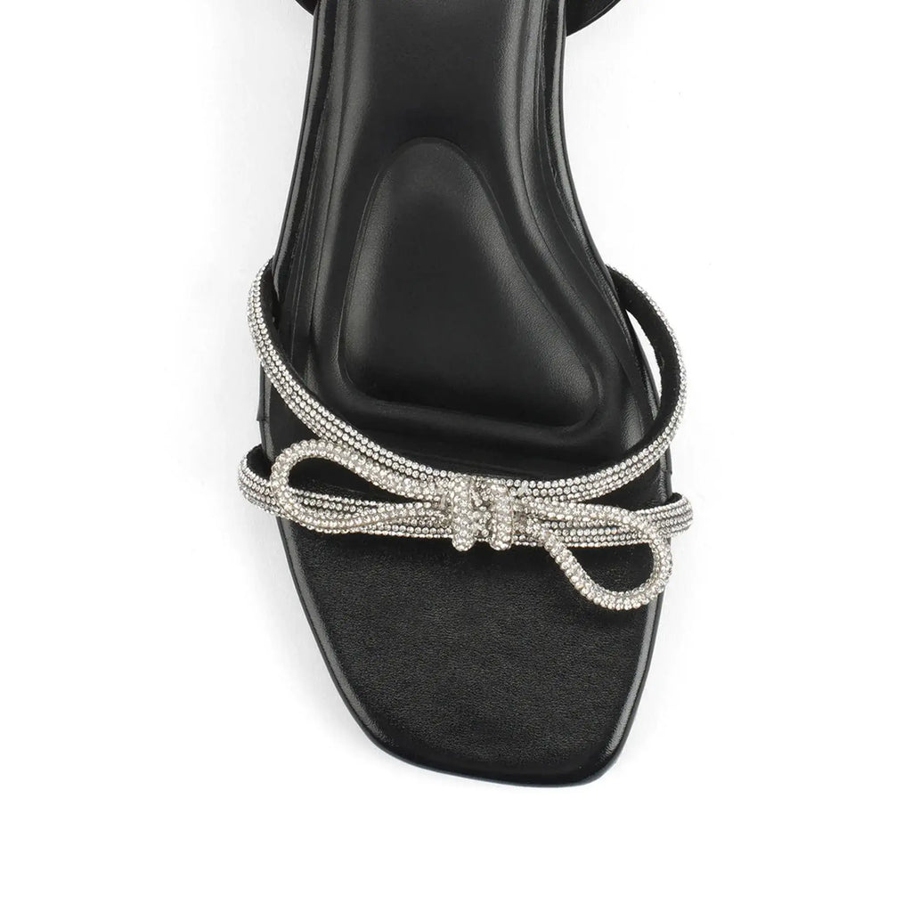 Victoria Flash Black Flats - Lino Perros