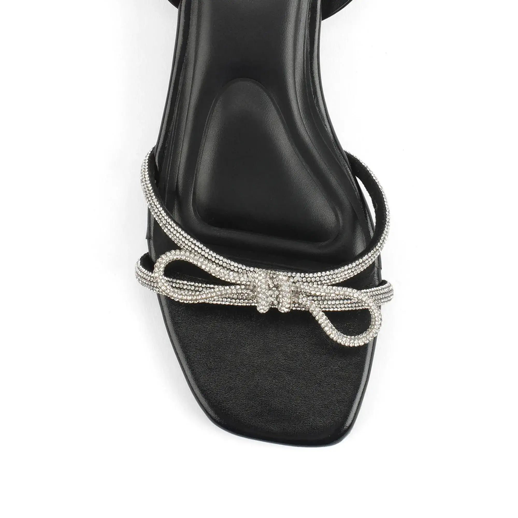 Victoria Flash Black Flats - Lino Perros