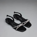 Victoria Flash Black Flats - Lino Perros