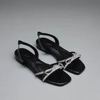 Victoria Flash Black Flats - Lino Perros
