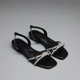 Victoria Flash Black Flats