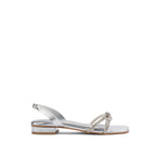 Victoria Flash Silver Flats - Lino Perros