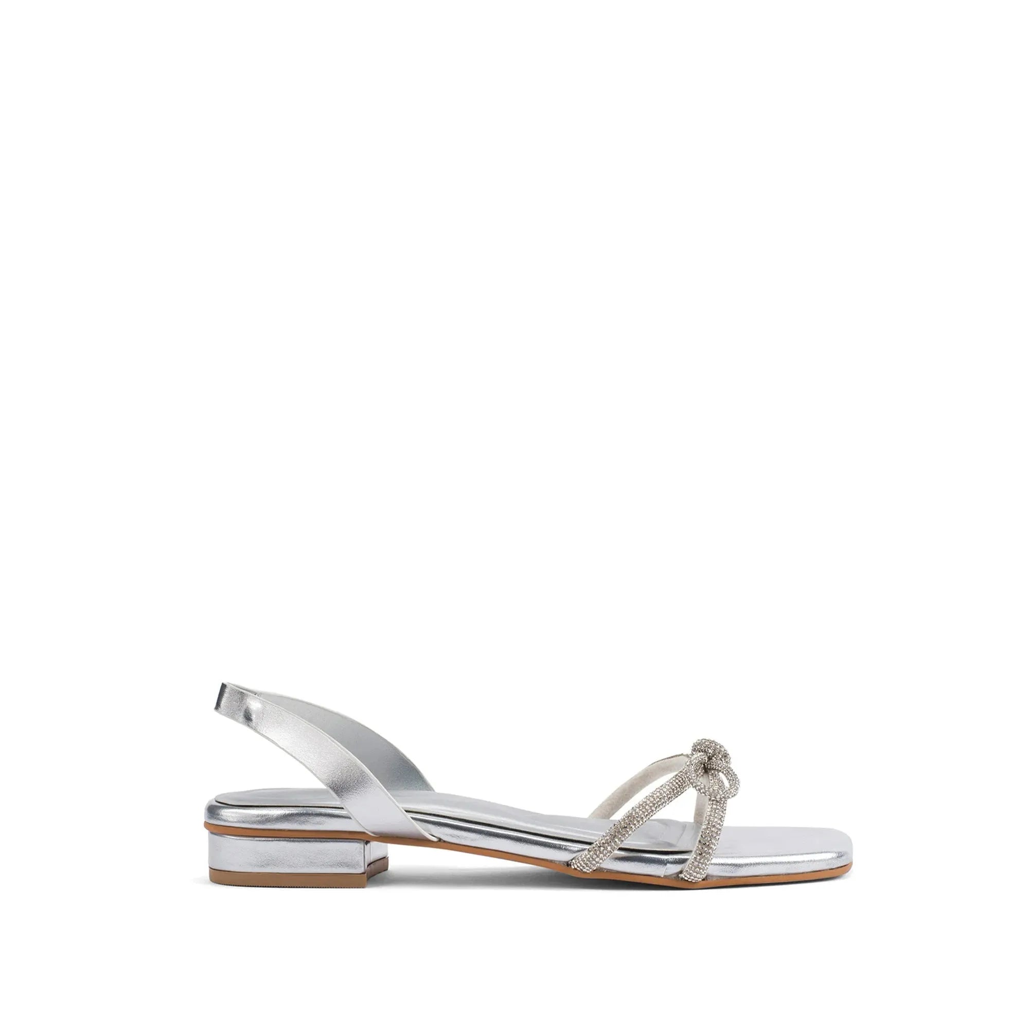 Victoria Flash Silver Flats - Lino Perros