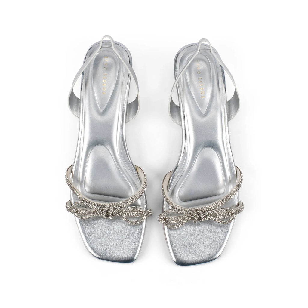 Victoria Flash Silver Flats - Lino Perros