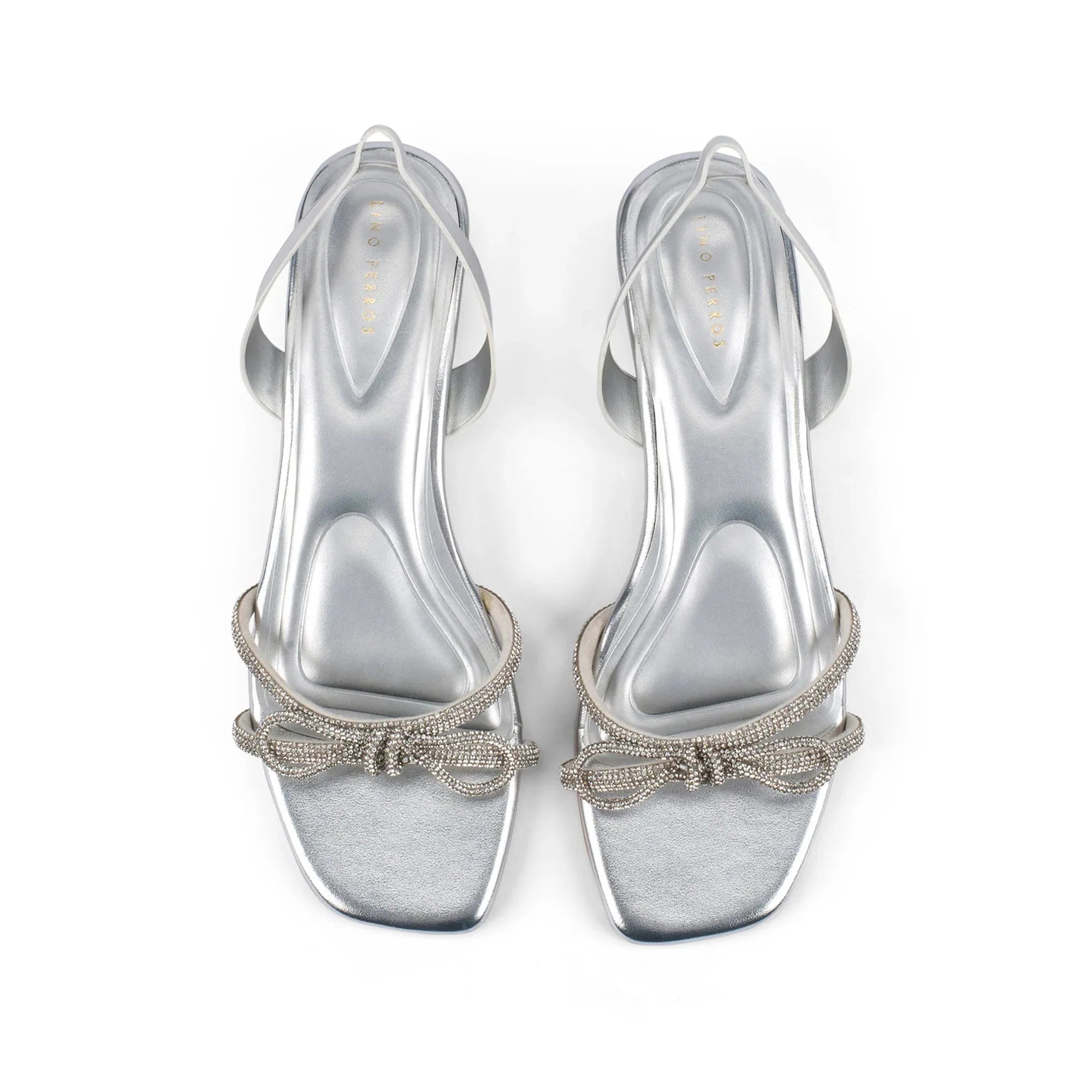 Victoria Flash Silver Flats - Lino Perros