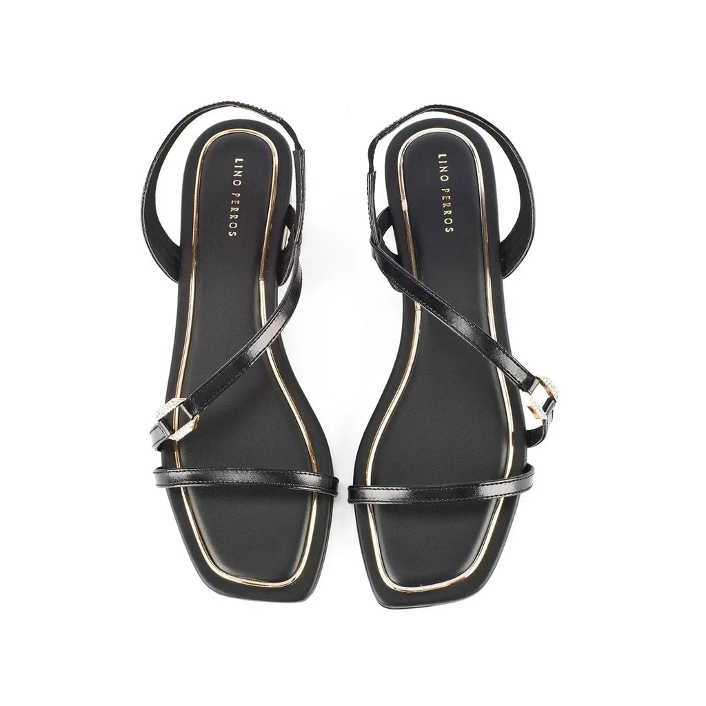 Mary Muse Black Flats - Lino Perros