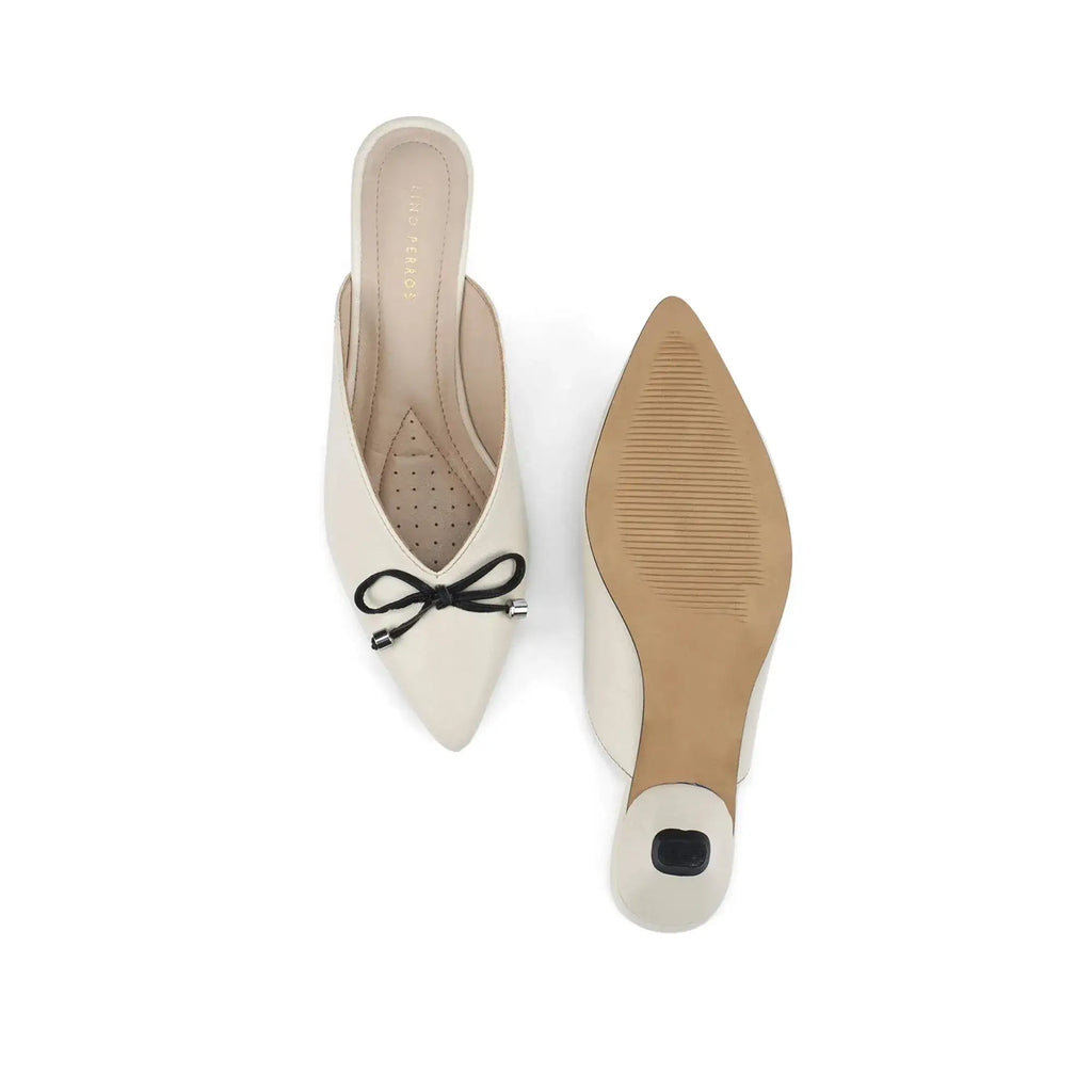 Hepburn Icon Beige Heels - Lino Perros