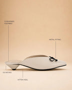 Hepburn Icon Beige Heels - Lino Perros