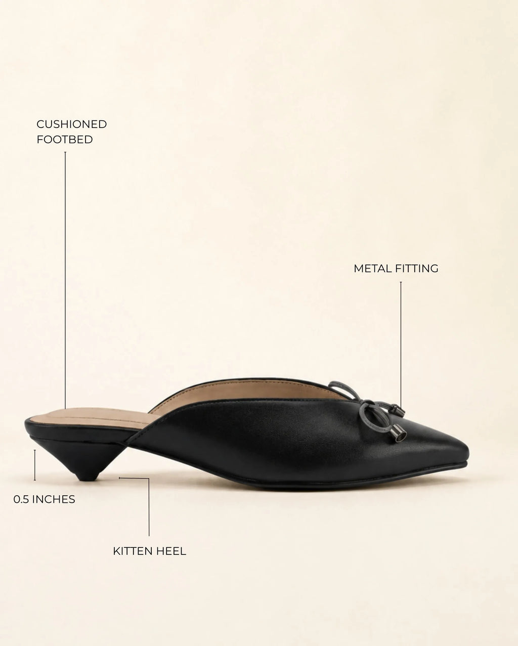 Hepburn Icon Black Heels - Lino Perros