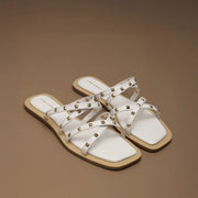 Gabbana Bliss White Flats