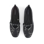Mary Sable Black Flats - Lino Perros