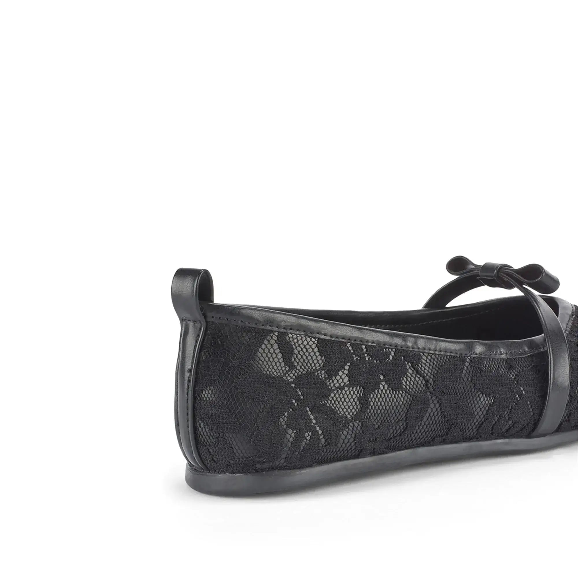 Mary Sable Black Flats - Lino Perros