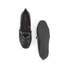 Mary Sable Black Flats - Lino Perros