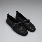 Mary Sable Black Flats - Lino Perros