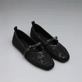 Mary Sable Black Flats
