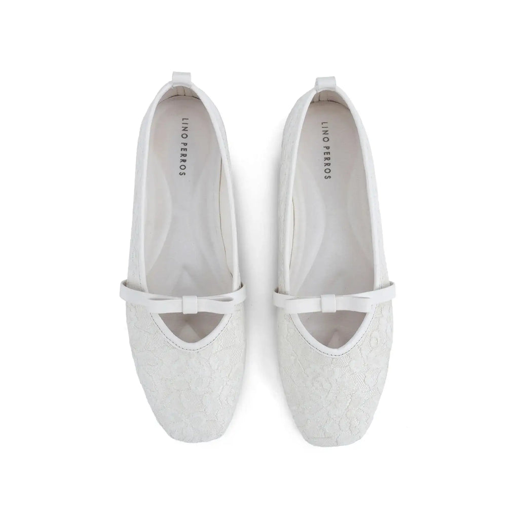 Mary Sable White Flats - Lino Perros