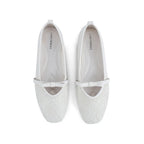 Mary Sable White Flats - Lino Perros