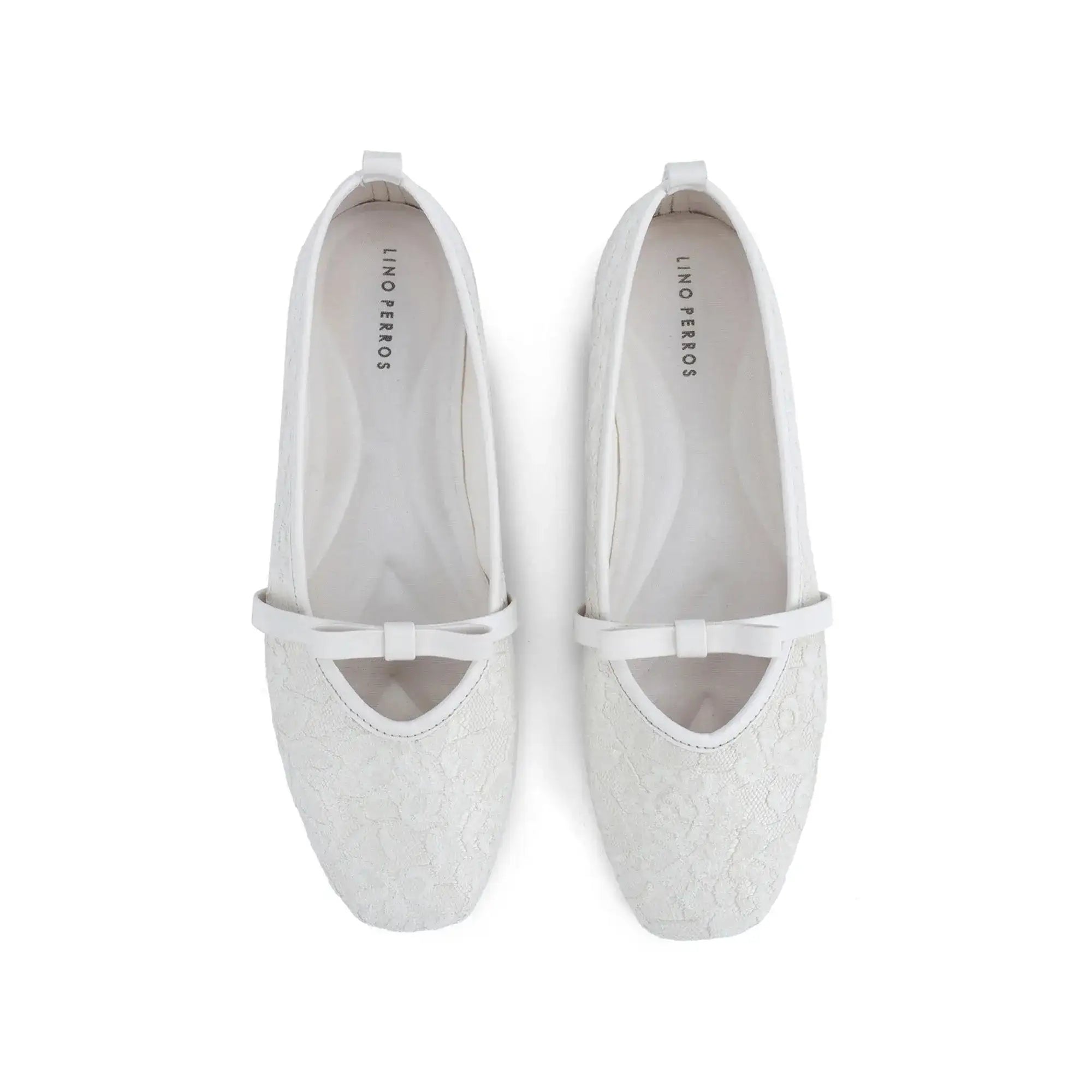 Mary Sable White Flats - Lino Perros