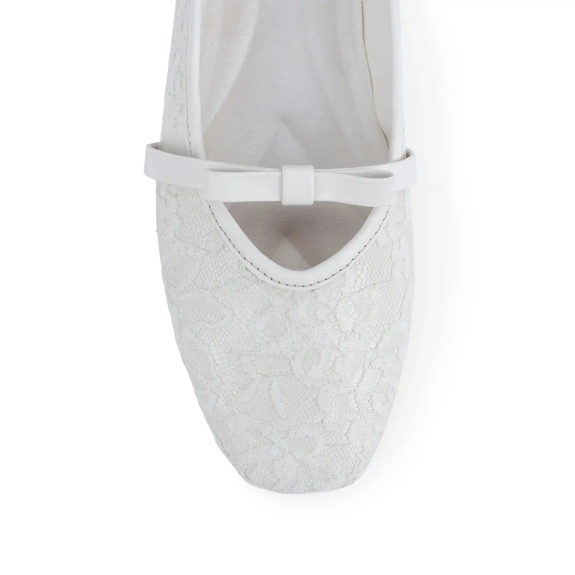 Mary Sable White Flats - Lino Perros