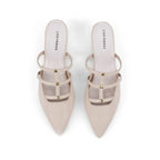 Hepburn Star Beige Heels - Lino Perros