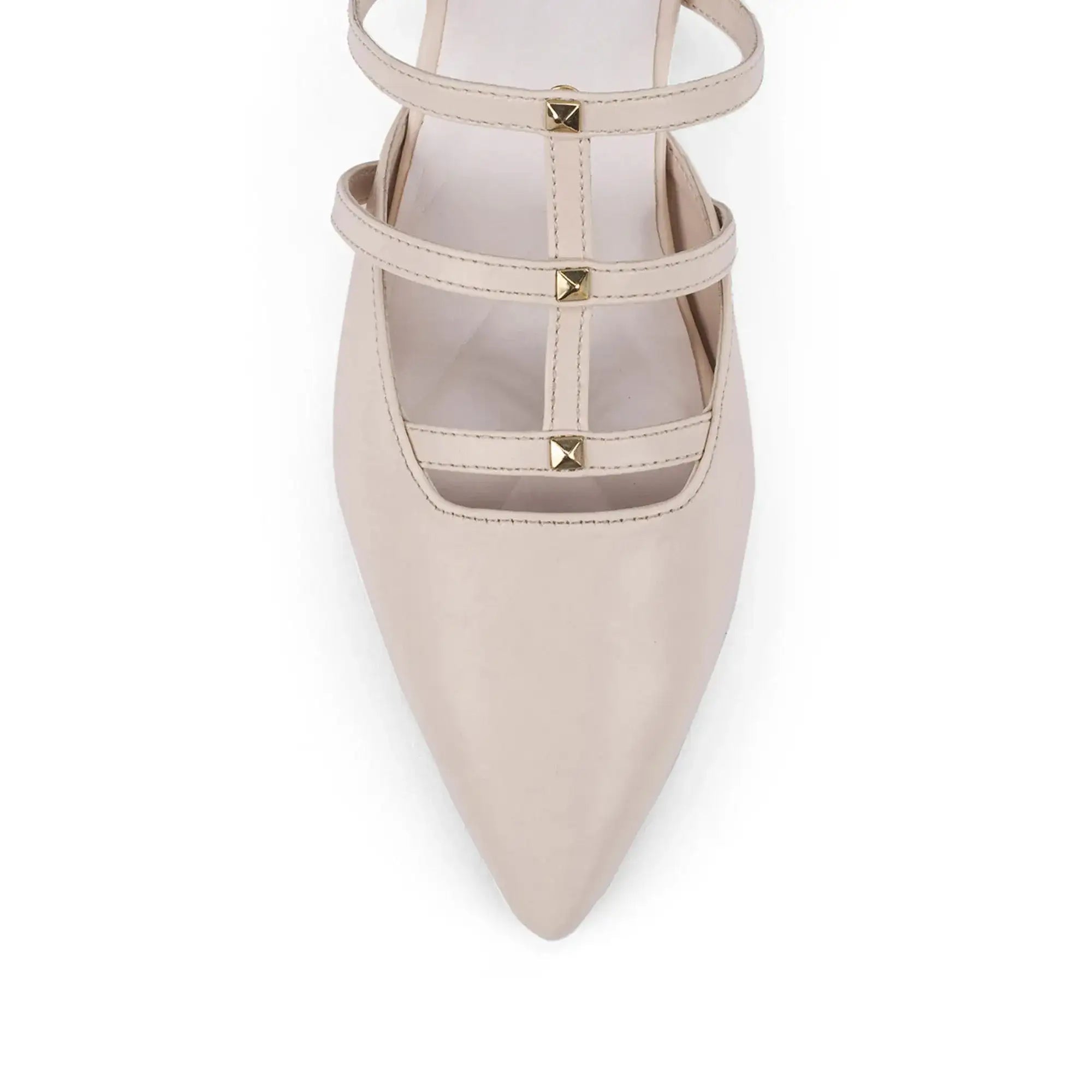 Hepburn Star Beige Heels - Lino Perros
