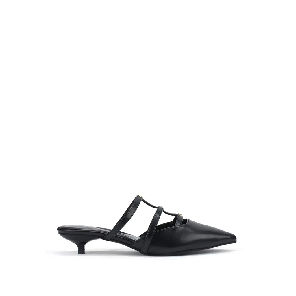 Hepburn Star Black Heels - Lino Perros