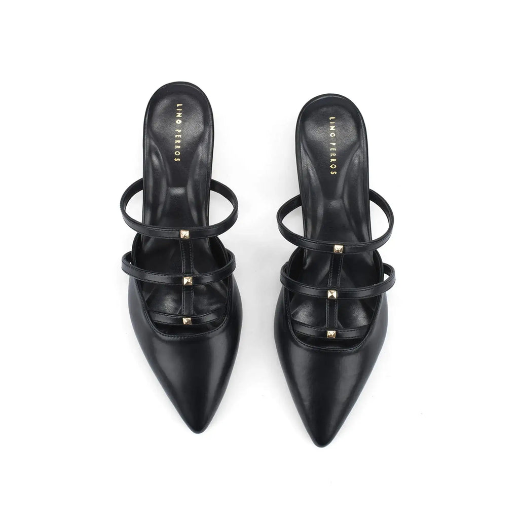 Hepburn Star Black Heels - Lino Perros