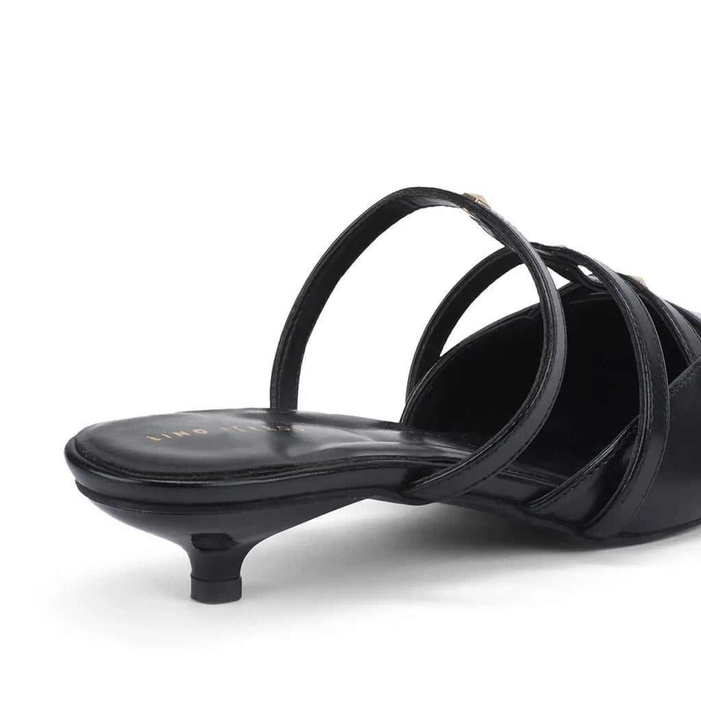 Hepburn Star Black Heels - Lino Perros