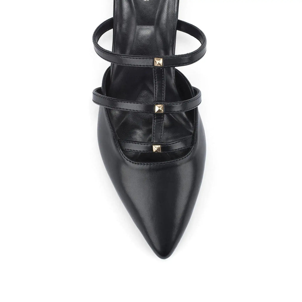 Hepburn Star Black Heels - Lino Perros