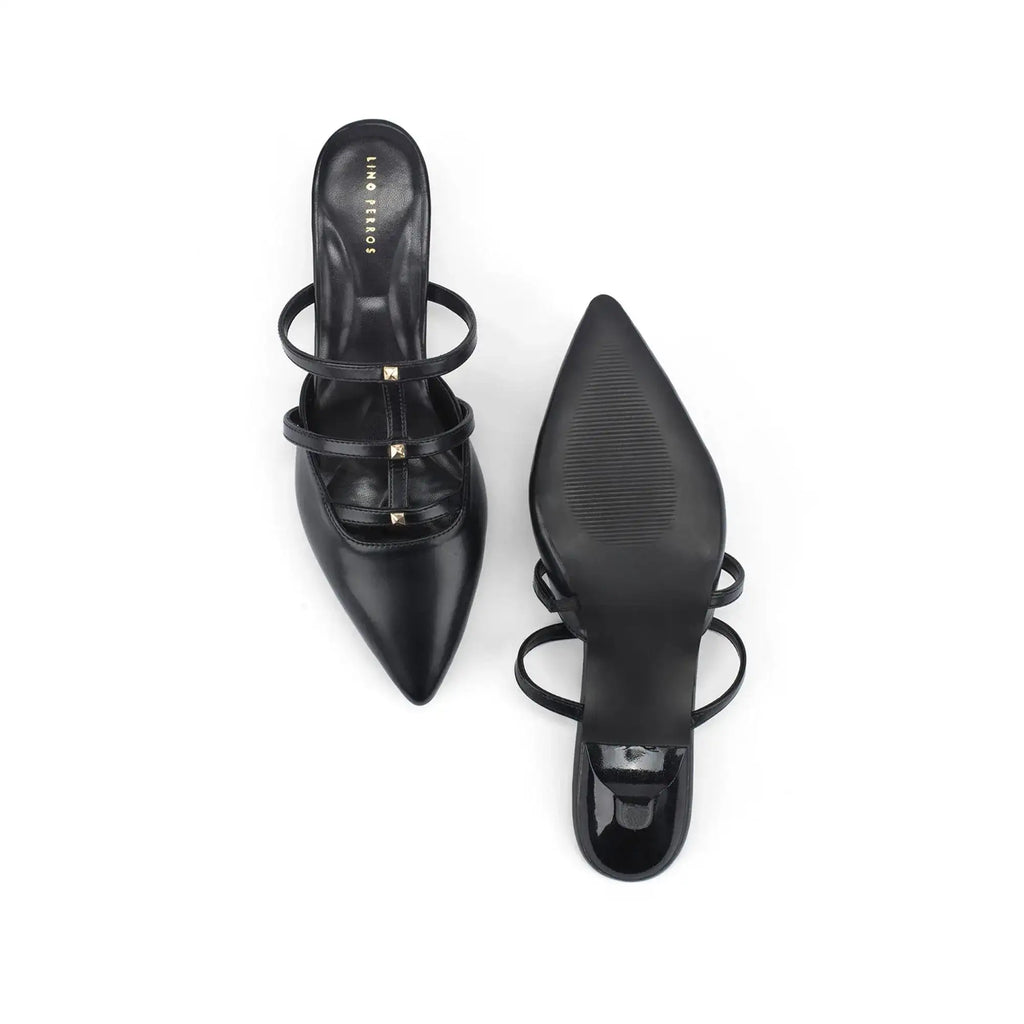 Hepburn Star Black Heels - Lino Perros