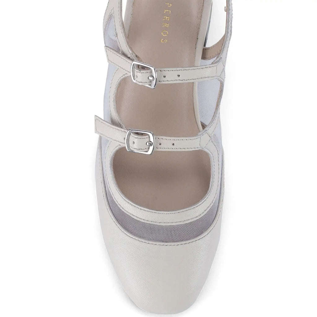 Gabbana Edge Off-White Heels - Lino Perros