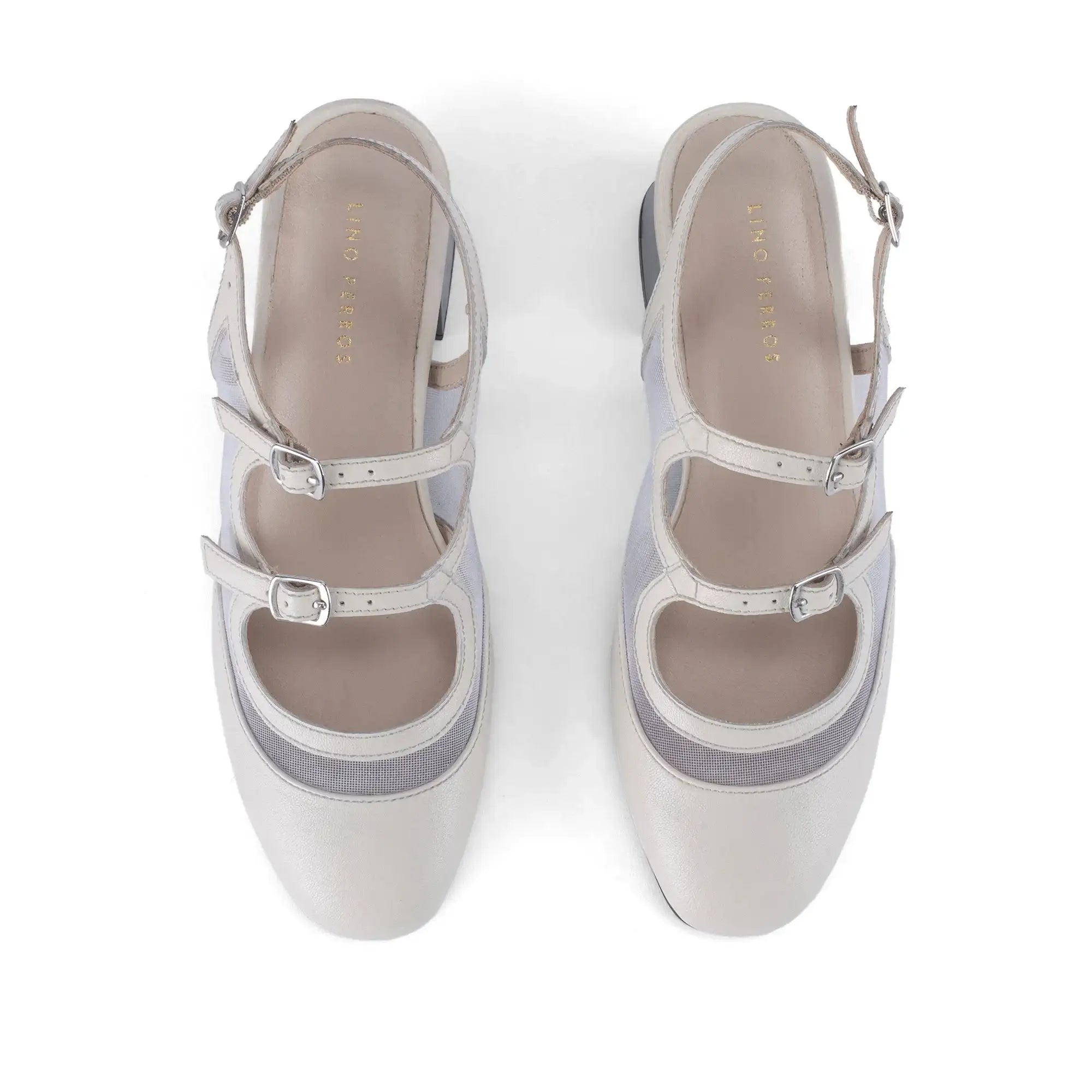 Gabbana Edge Off-White Heels - Lino Perros